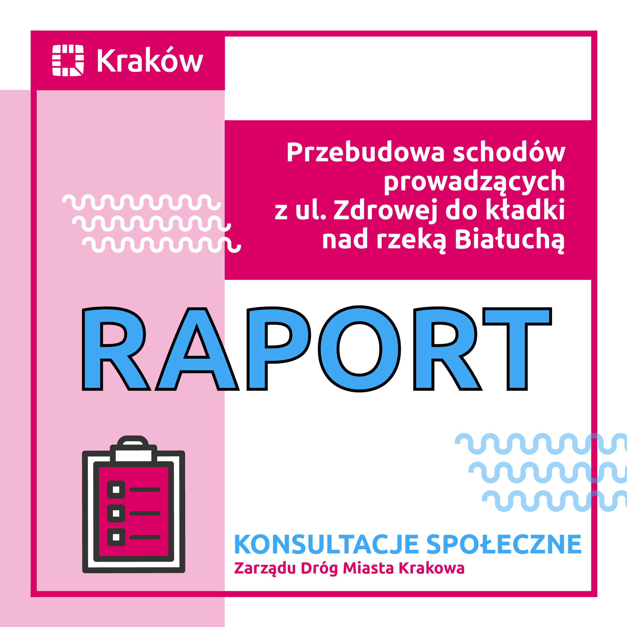 Raport konsultacji przebudowy schodów prowadzących z ul. Zdrowej do kładki nad rzeką Białuchą