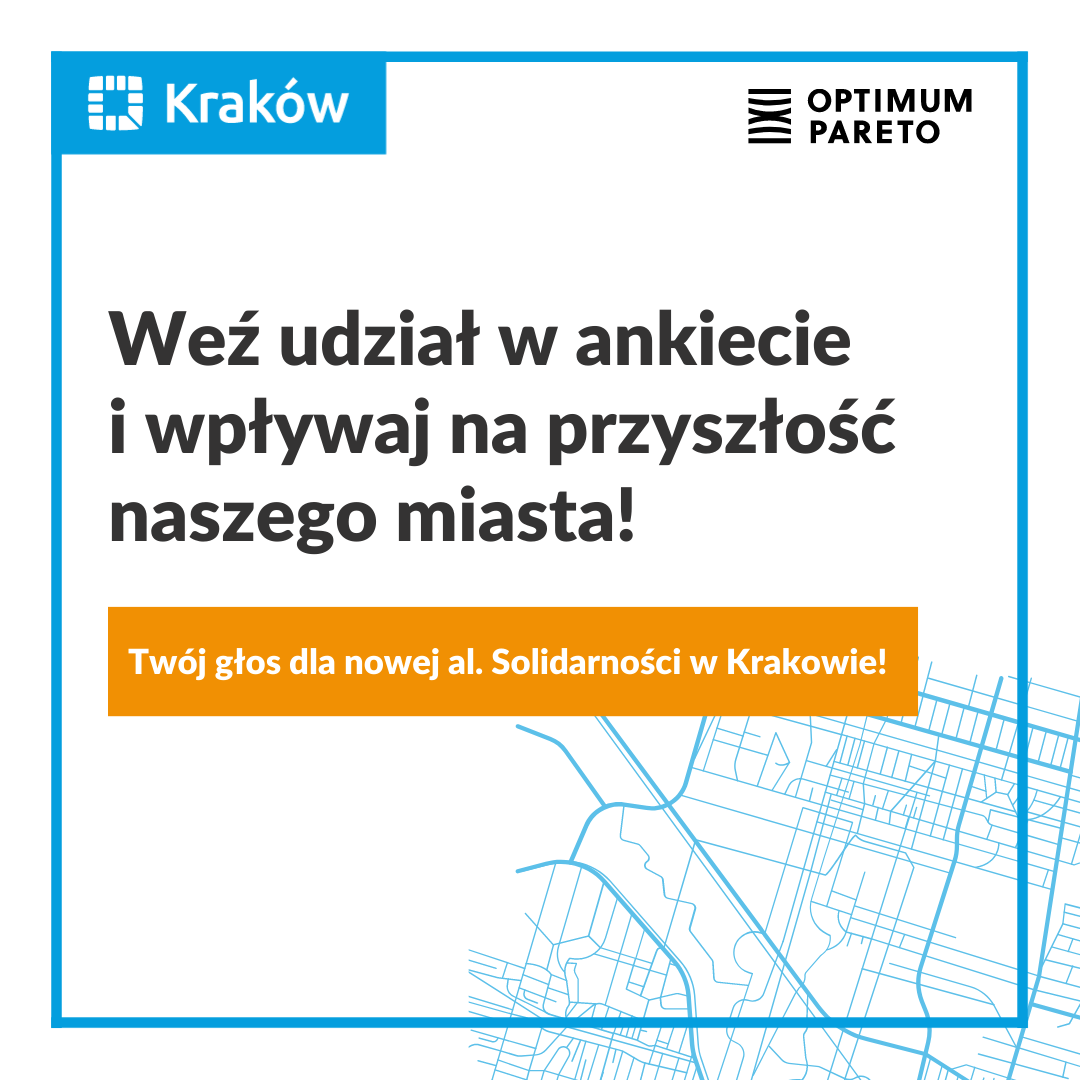 Ankieta konsultacyjna dotycząca al. Solidarności w Krakowie